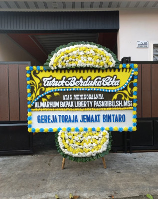 Papan Bunga Duka di Bandung Kulon